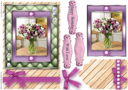 Birthday with love Quick Card