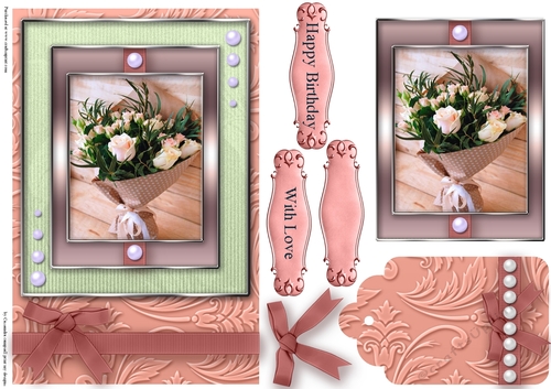 Birthday with love Quick Card