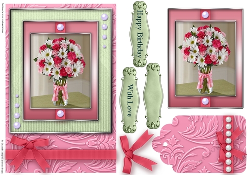 Birthday with love Quick Card