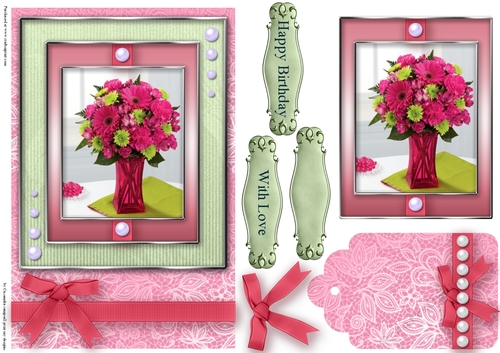 Birthday with love Quick Card