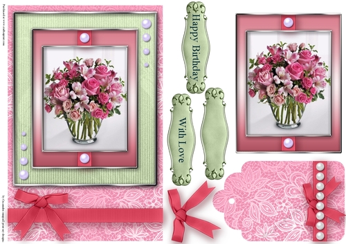 Birthday with love Quick Card