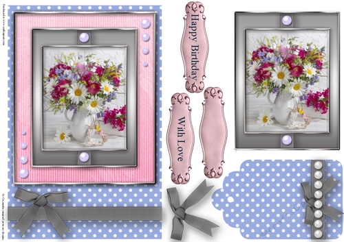 Birthday with love Quick Card