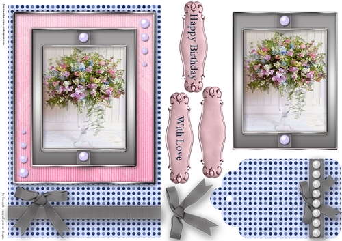 Birthday with love Quick Card