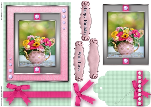 Birthday with love Quick Card