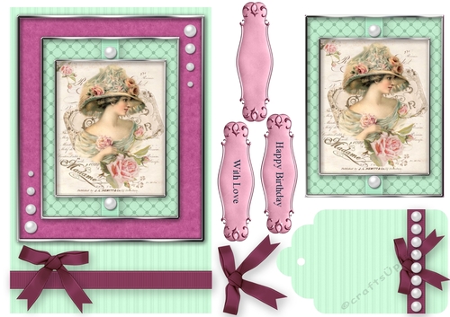 Birthday with love Quick Card