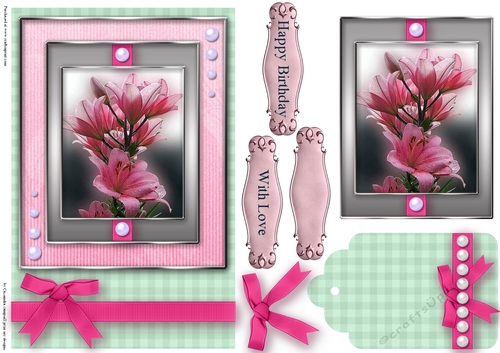Birthday with love Quick Card