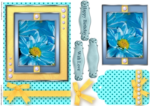 Birthday with love Quick Card