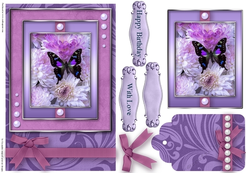Birthday with love Quick Card