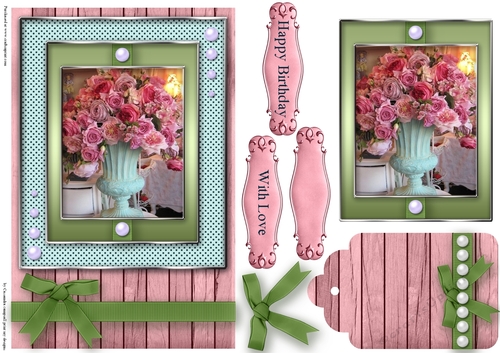Birthday with love Quick Card