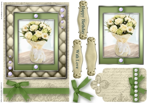 Birthday with love Quick Card