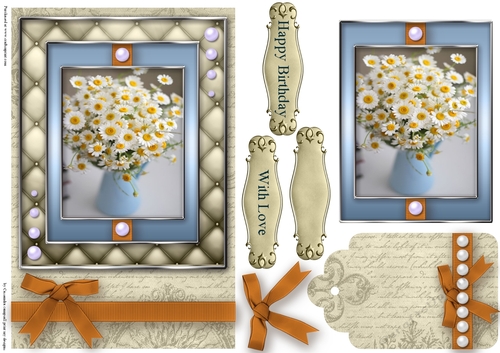Birthday with love Quick Card