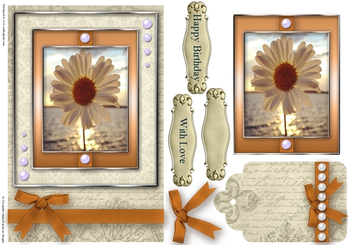 Birthday with love Quick Card