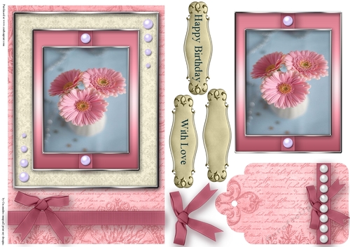 Birthday with love Quick Card