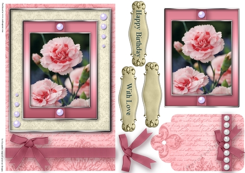 Birthday with love Quick Card