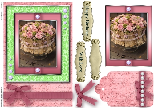 Birthday with love Quick Card