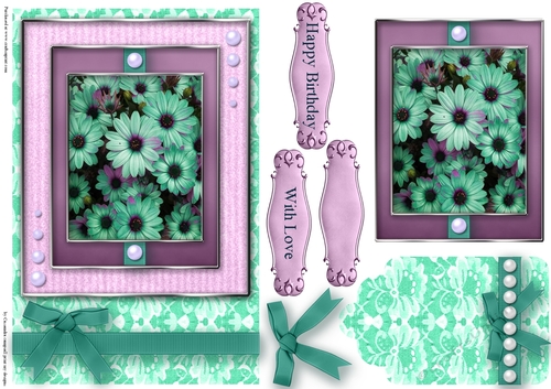 Birthday with love Quick Card