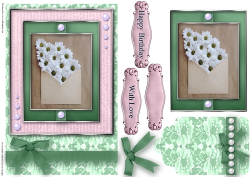 Birthday with love Quick Card