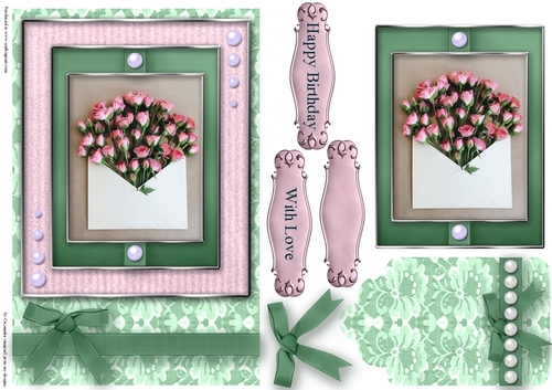 Birthday with love Quick Card