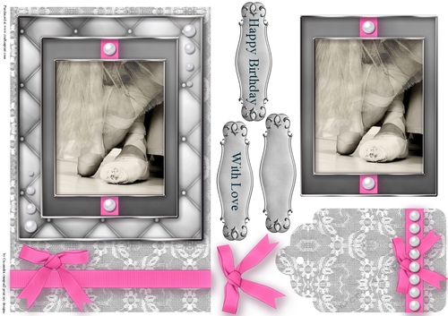 Black and White ballet  Quick Card