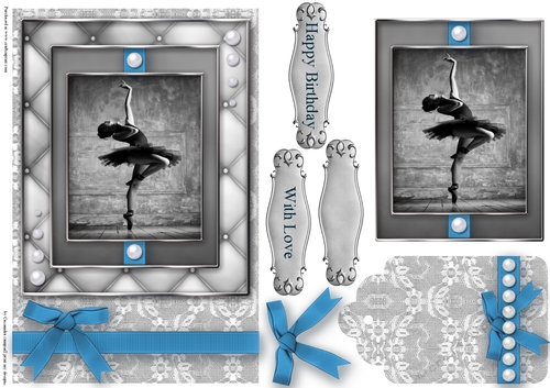Black and White ballet  Quick Card