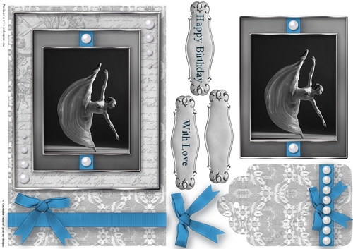 Black and White ballet  Quick Card