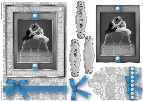 Black and White ballet  Quick Card