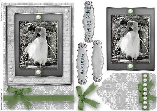 Black and White ballet  Quick Card