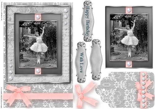 Black and White ballet  Quick Card