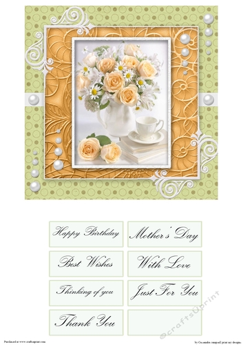 floral Toppers with 
