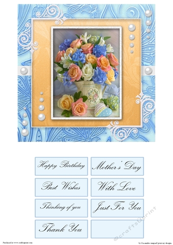 floral Toppers with 