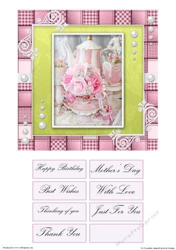 floral Toppers with 