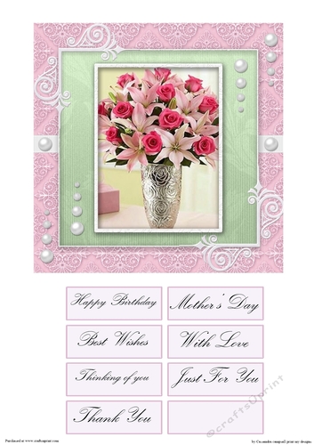 floral Toppers with 