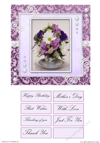 floral Toppers with 