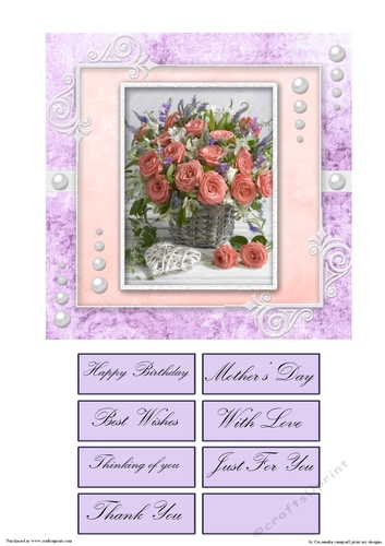 floral Toppers with 