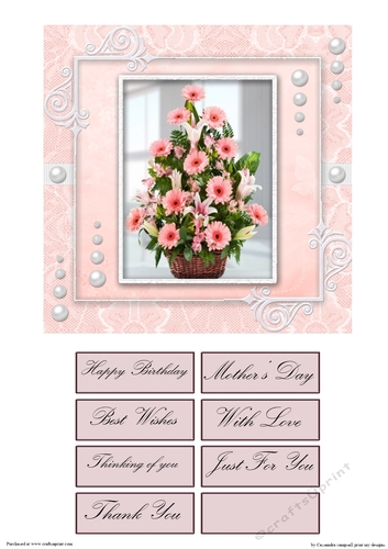 floral Toppers with 