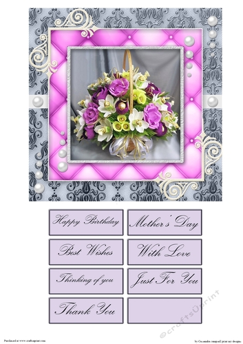floral Toppers with 