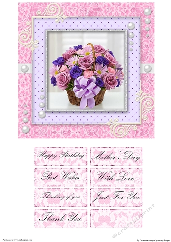 floral Toppers with 