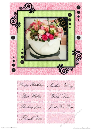 floral Toppers with 