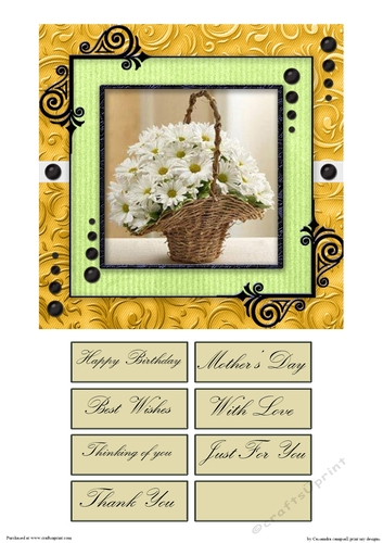 floral Toppers with 