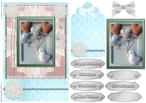 Shabby Chic Quick Card 2