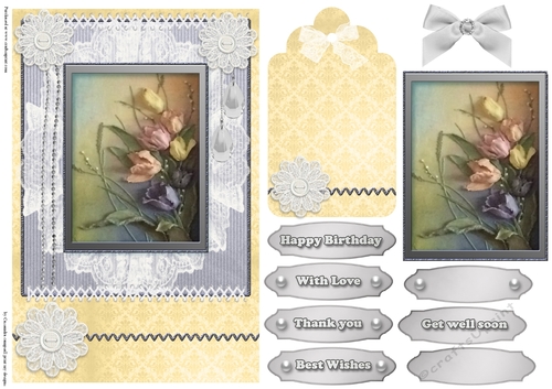 Shabby Chic Quick Card 2