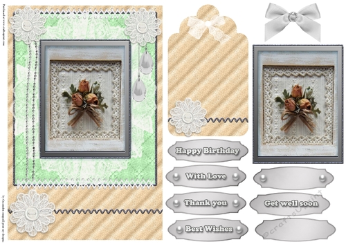 Shabby Chic Quick Card 2