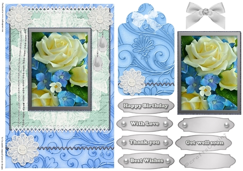Shabby Chic Quick Card 2