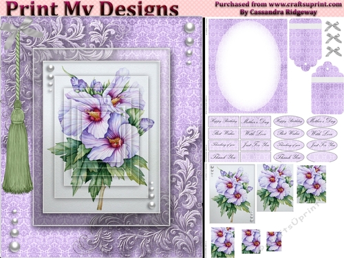 Floral Mini kit for birthday mothers day 