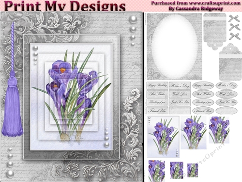 Floral Mini kit for birthday mothers day 