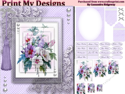 Floral Mini kit for birthday mothers day 