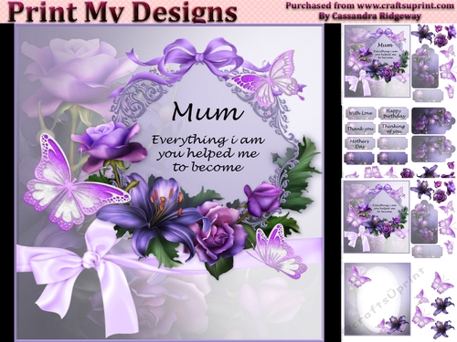 Floral Mini kit for birthday mothers day 