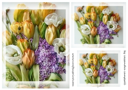 Floral Toppers for birthday thank you and much more
