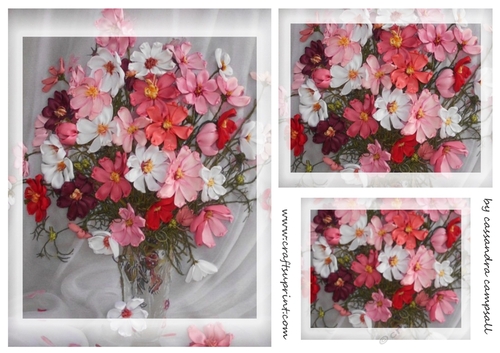 Floral Toppers for birthday thank you and much more