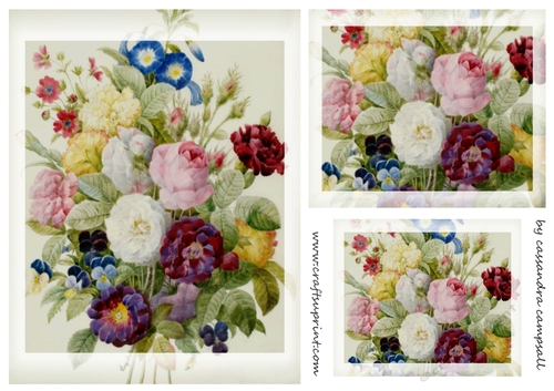 Floral Toppers for birthday thank you and much more